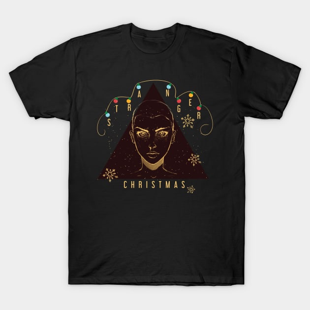 Stranger Christmas T-Shirt by sephcornel